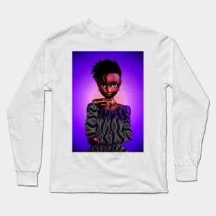 Cute black girl Long Sleeve T-Shirt